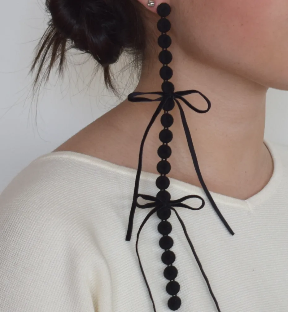 Earrings*Mercedes Salazar Bows & Dots Earrings