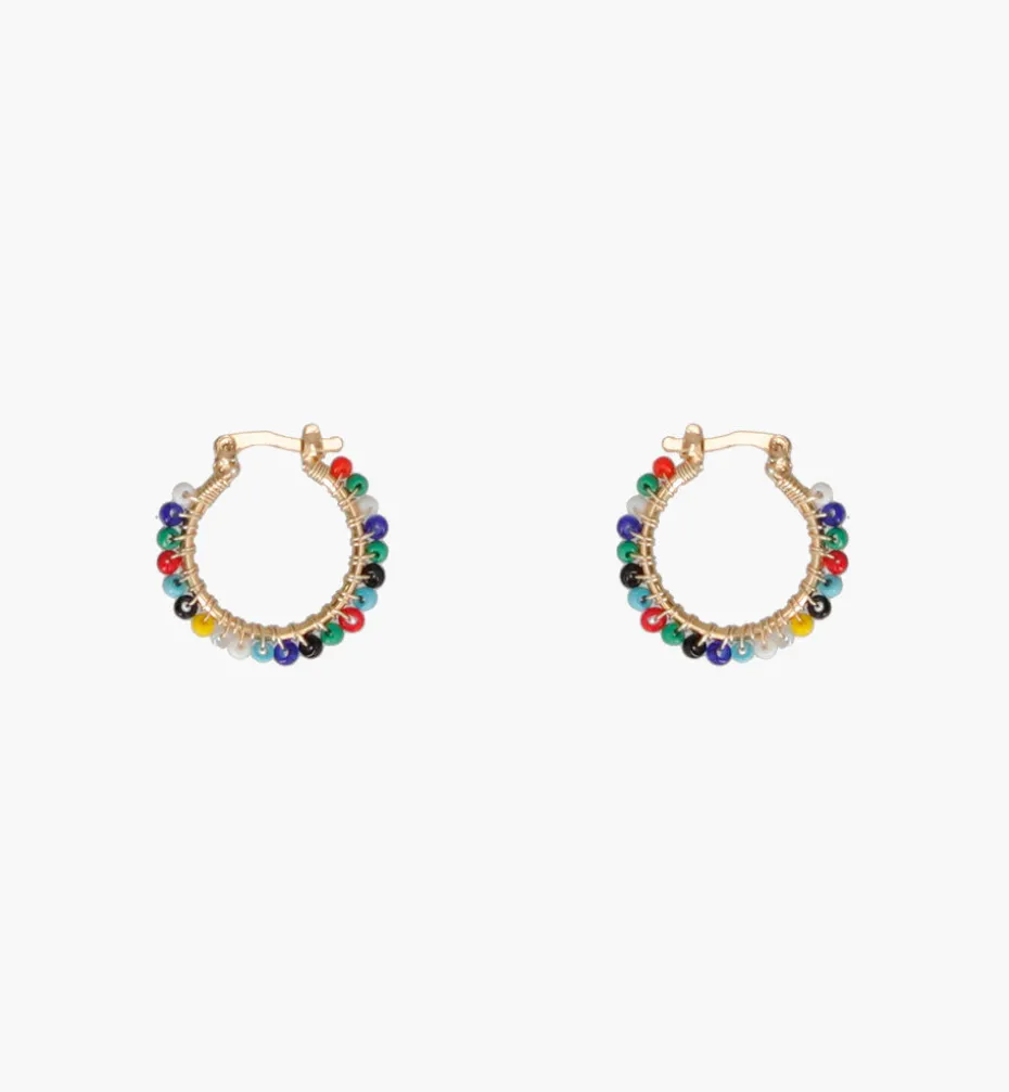 Earrings*Mercedes Salazar Chaquira Hoops