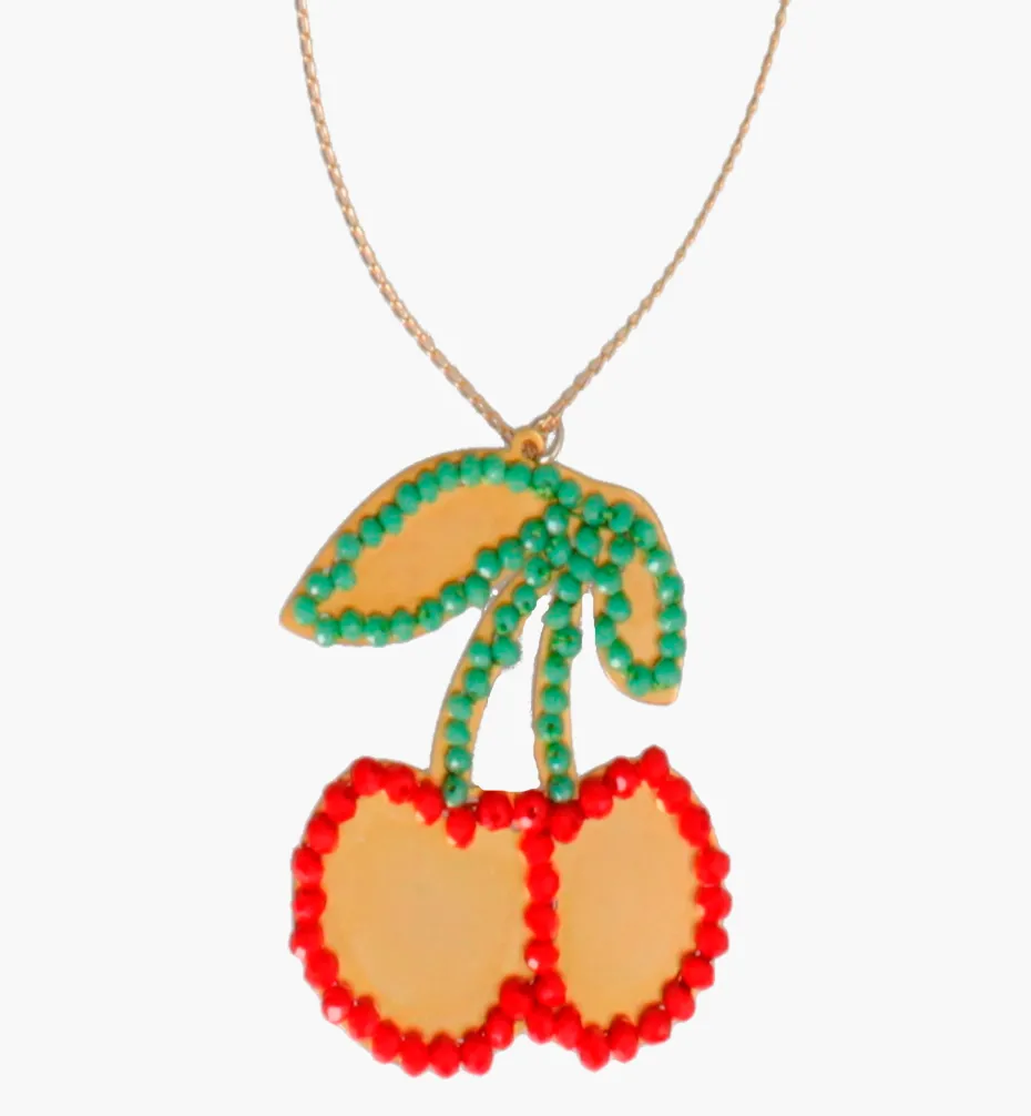 Necklaces*Mercedes Salazar Cherry, Cherry Baby Necklace