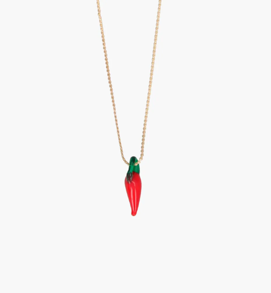 Necklaces*Mercedes Salazar Chile Rojo Necklace