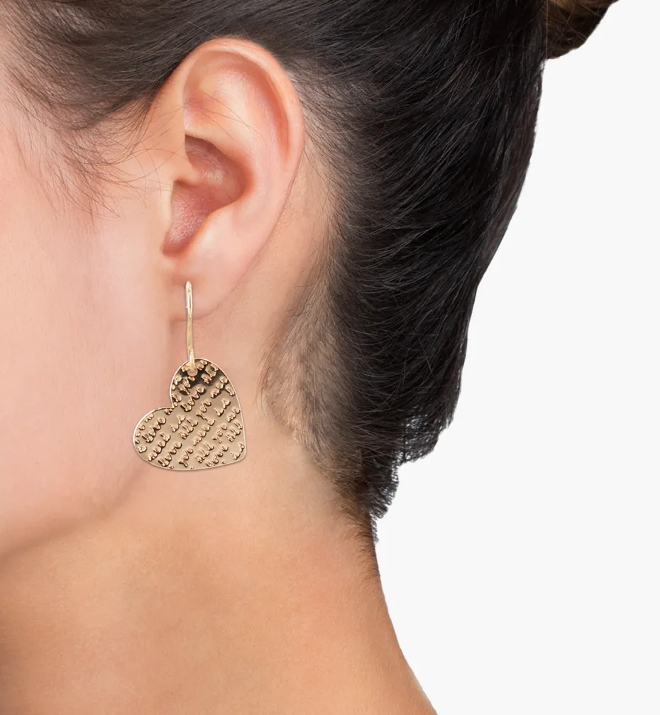 Earrings*Mercedes Salazar Corazon Mensajero Earrings
