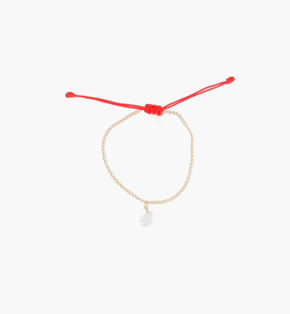 Bracelets*Mercedes Salazar Crystal Quartz Golden Bracelet