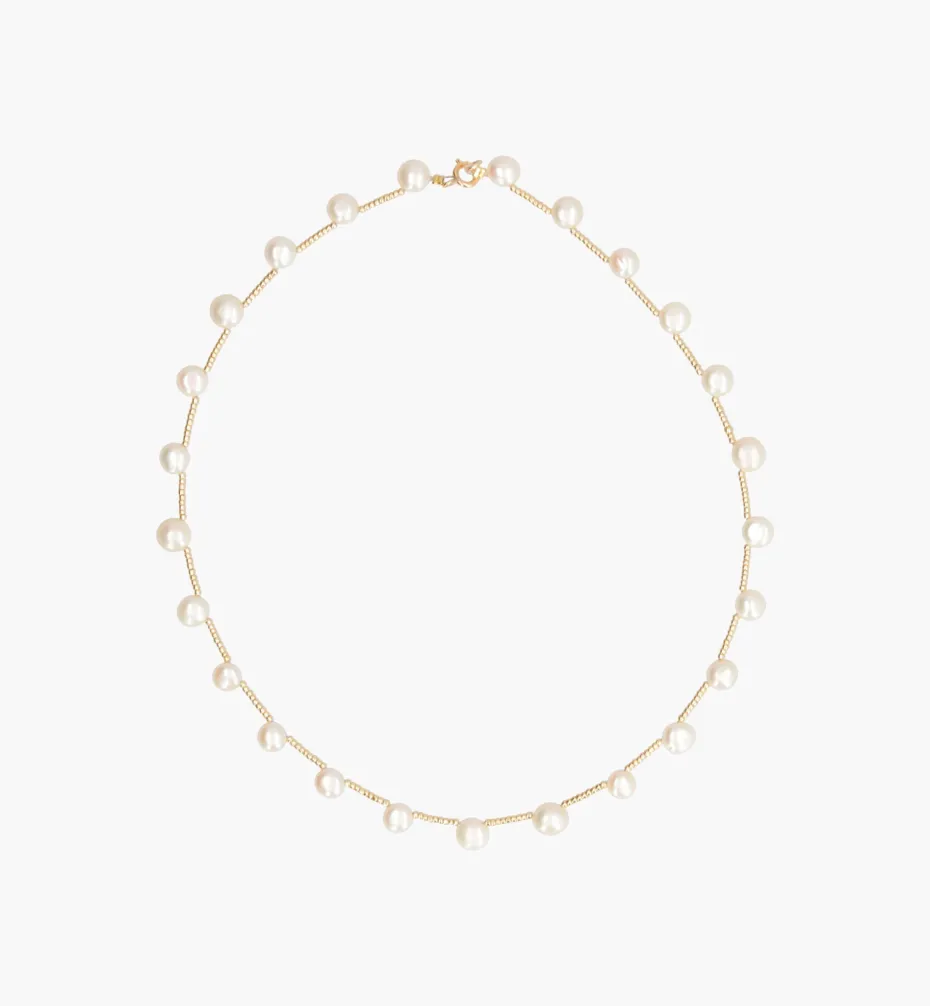 Necklaces*Mercedes Salazar Doncella Pearl Choker