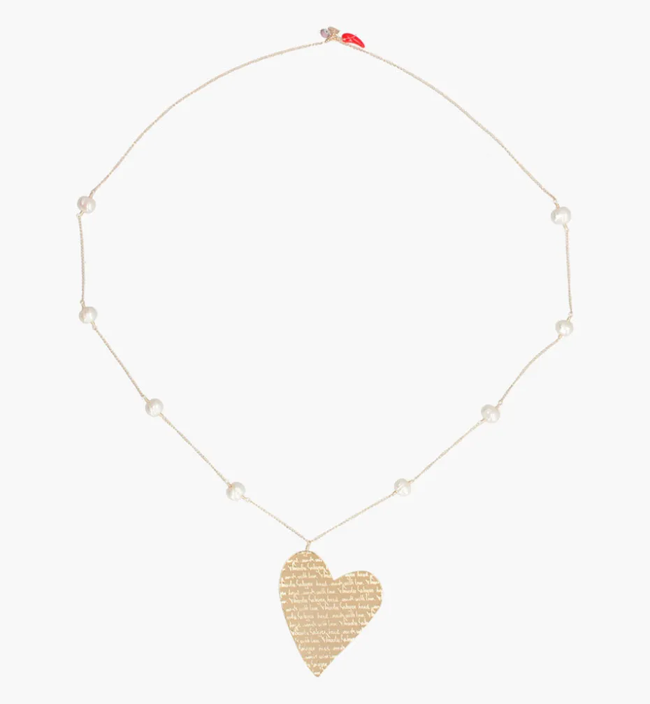 Necklaces*Mercedes Salazar El Mensaje Pearl Necklace