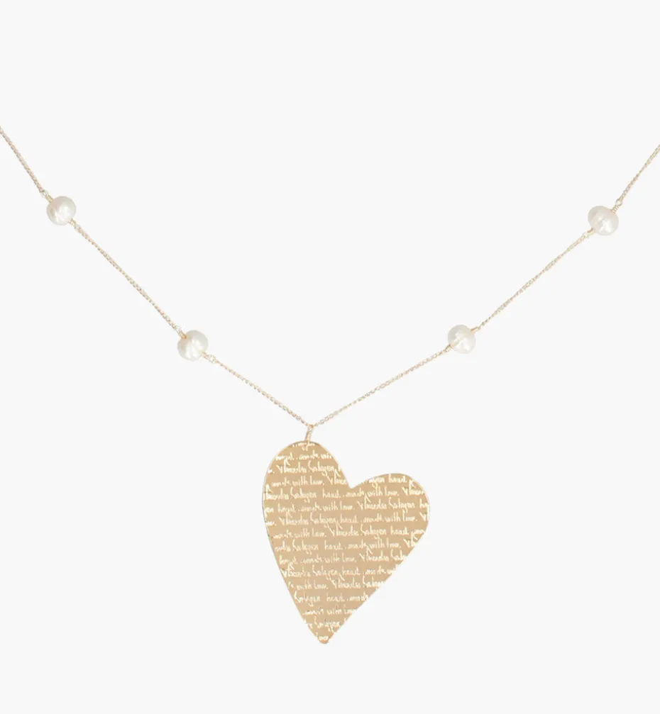 Necklaces*Mercedes Salazar El Mensaje Pearl Necklace