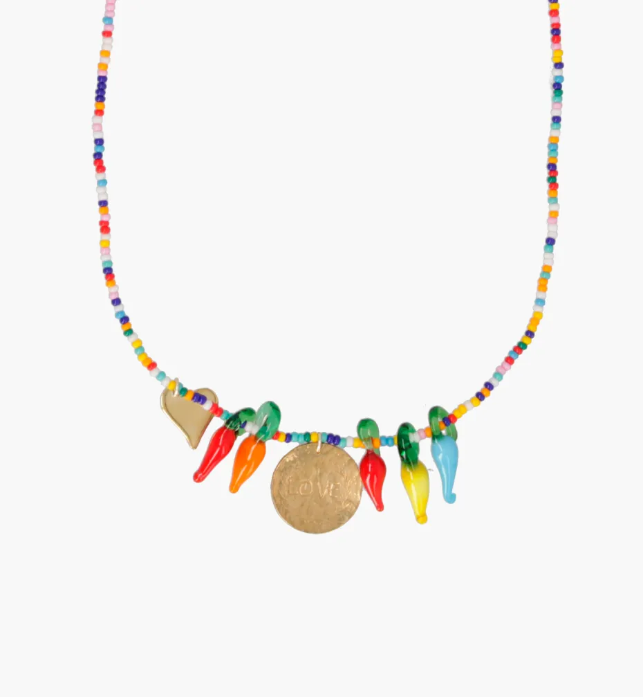 Bracelets*Mercedes Salazar Five Chilis Necklace