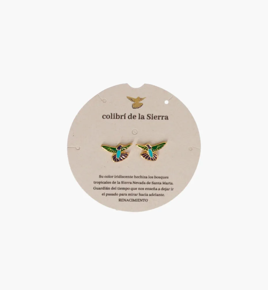 Earrings*Mercedes Salazar Hummingbird Studs