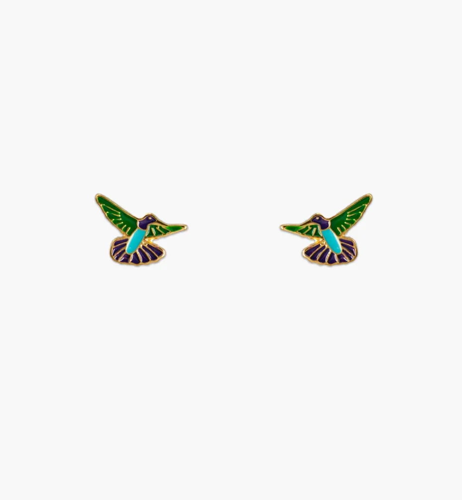 Earrings*Mercedes Salazar Hummingbird Studs