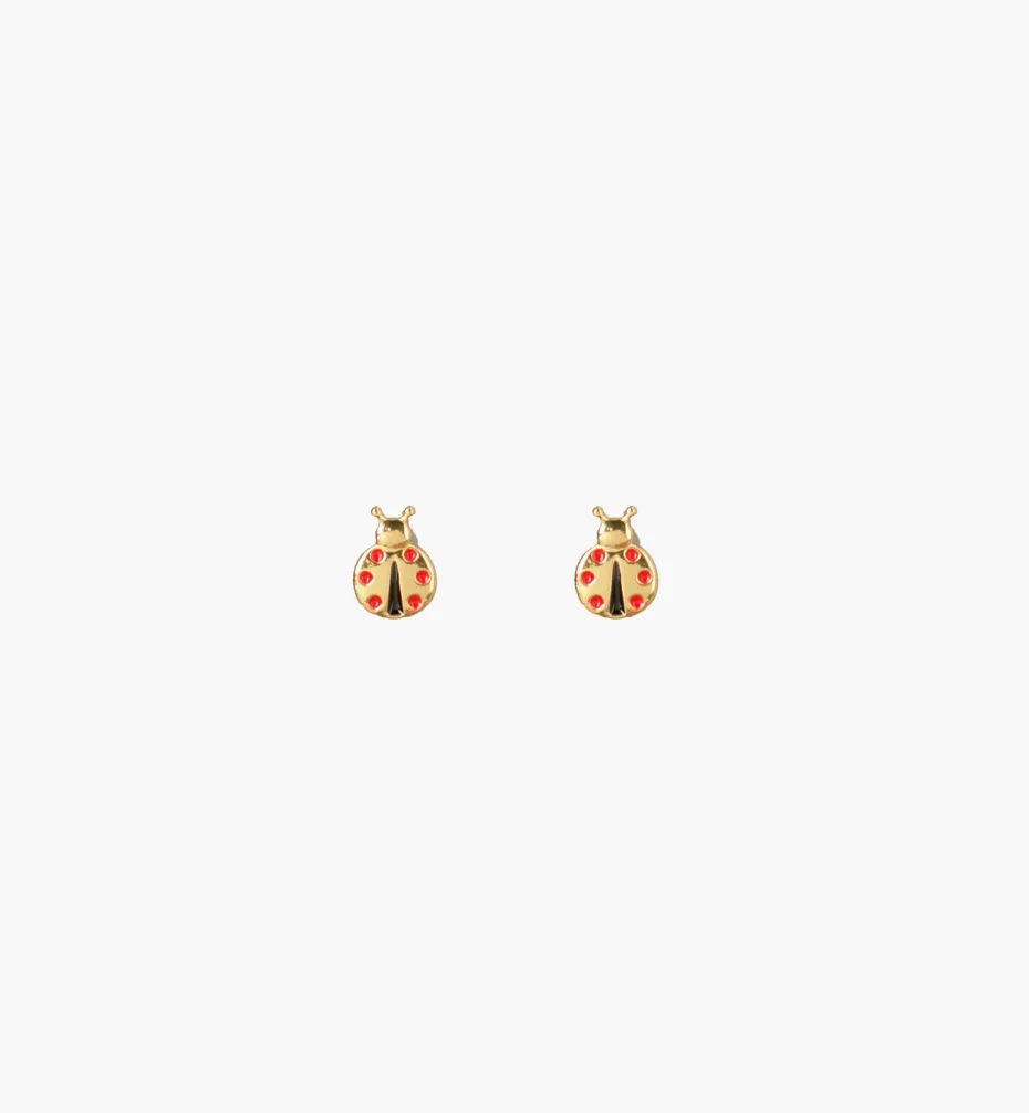 Earrings*Mercedes Salazar Ladybug Studs