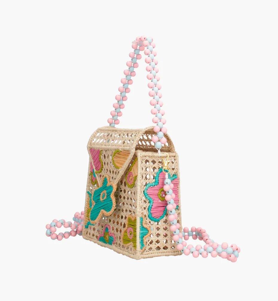 Bags*Mercedes Salazar Leafy Rose Handbag