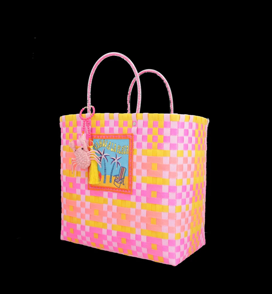 Bags*Mercedes Salazar Medium Vamos a la Playa Handbag