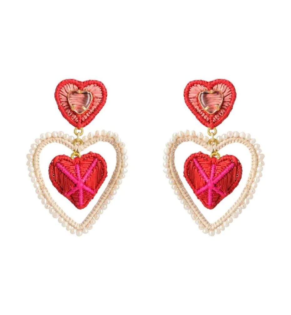 Earrings*Mercedes Salazar 8 of Hearts Earrings