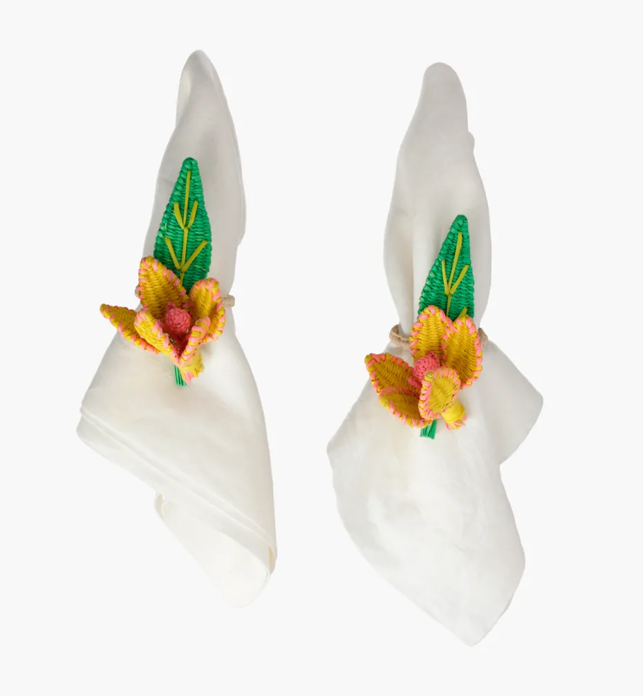 Napkin Rings*Mercedes Salazar Pim Napkin Ring Set of 2