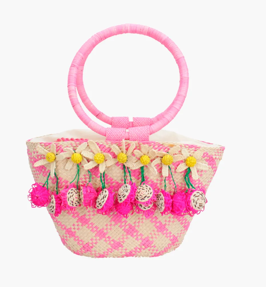 Bags*Mercedes Salazar Pitaya with Flowers Handbag