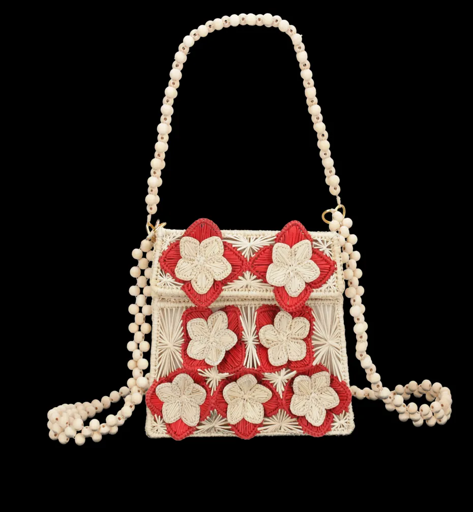Bags*Mercedes Salazar Red Garden Handbag