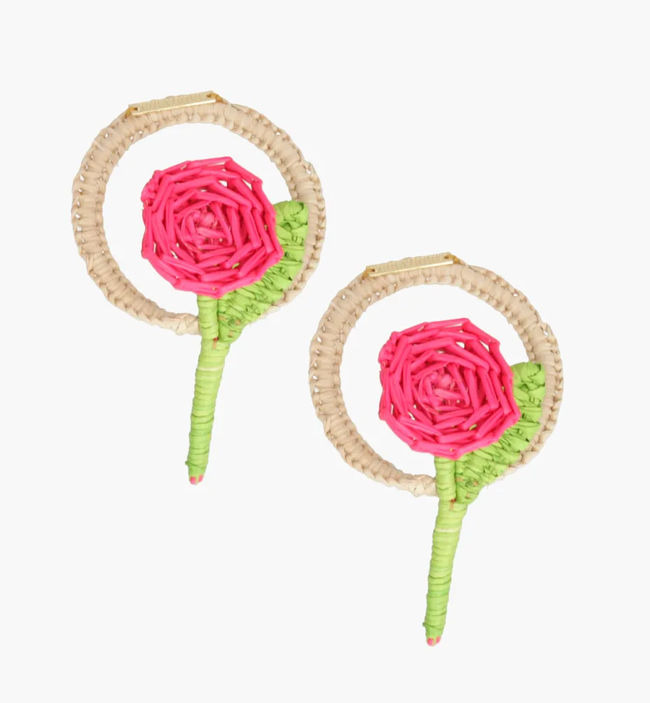 Napkin Rings*Mercedes Salazar Roses Napkin Ring Set of 2