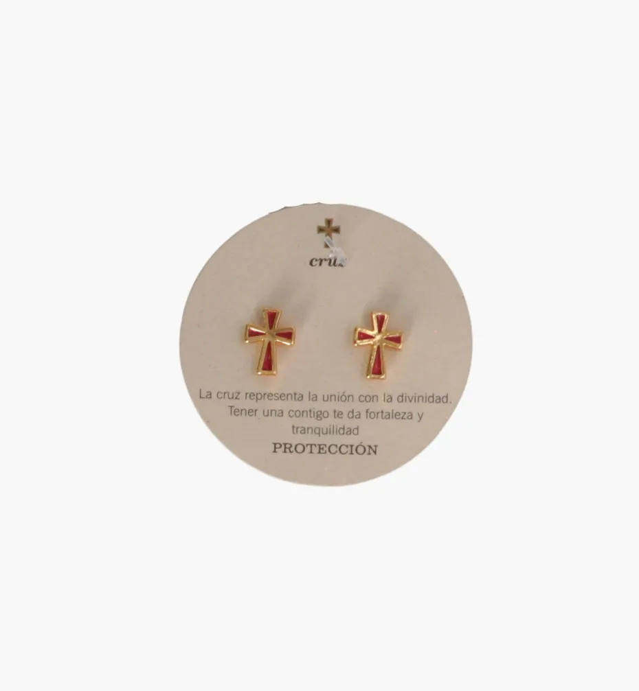 Earrings*Mercedes Salazar The Cross Studs