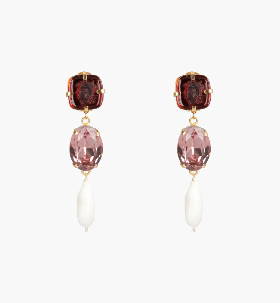 Earrings*Mercedes Salazar Three Drops Earrings