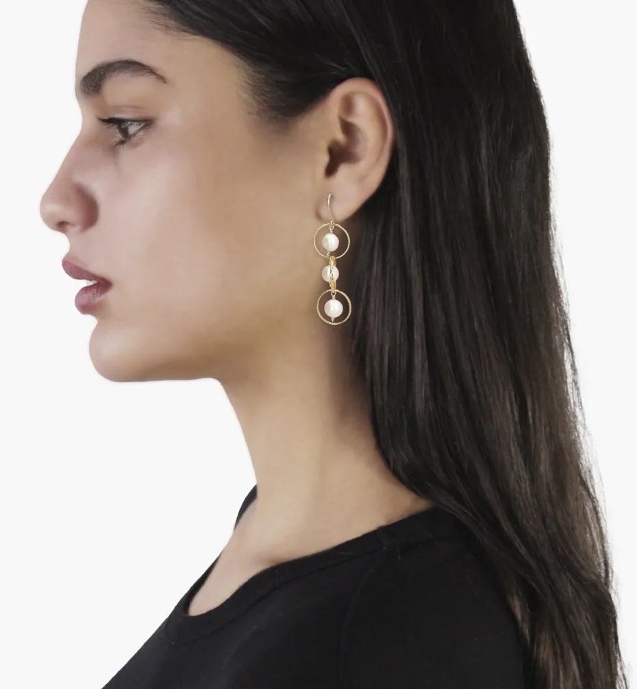 Earrings*Mercedes Salazar Three Lives Earrings