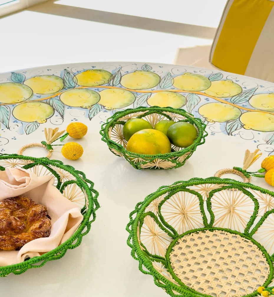 Holiday Collection*Mercedes Salazar Zesty Mini Bread BasketSet of 2